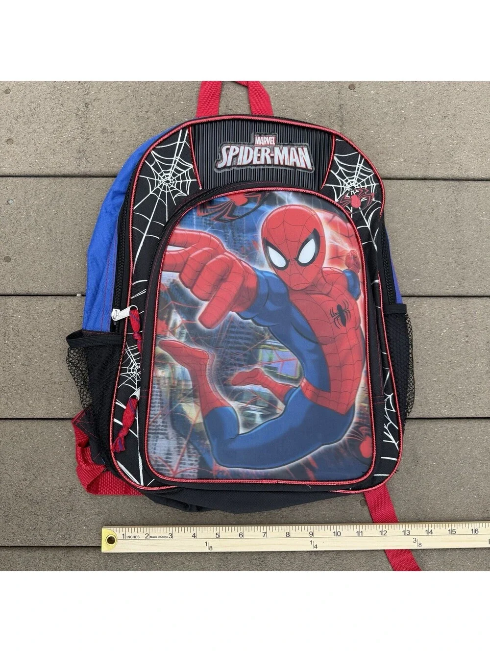 Marvel Spider-Man Backpack Book Bag Senior Year School Kids Red Blue Black